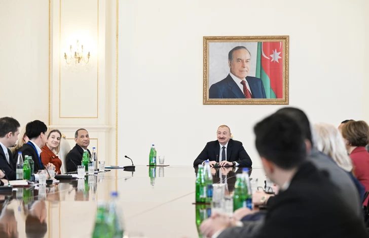 Media.az - Новости Азербайджана - Ильхам Алиев принял делегацию Торговой палаты США