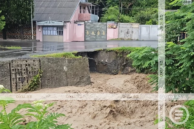 Media.az - Новости Азербайджана - Водоснабжение Загаталы нарушено: сель повредил водозаборные сооружения