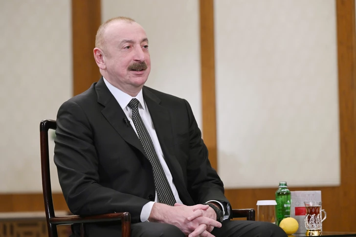 Media.az - Новости Азербайджана - Президент Ильхам Алиев дал интервью китайскому телеканалу CGTN в Пекине