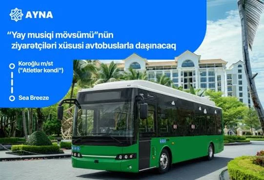 Media.az - Новости Азербайджана - На время фестиваля Dream Fest в Баку запустят бесплатные автобусы до Sea Breeze