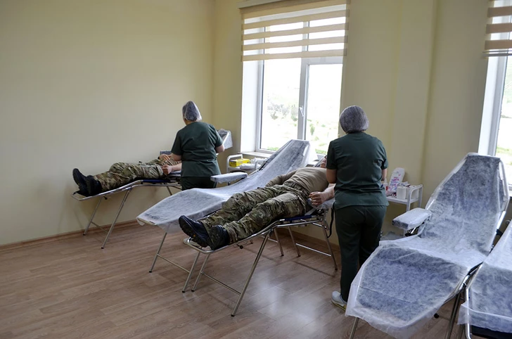 Media.az - Новости Азербайджана - Военнослужащие Сил специального назначения Азербайджана приняли участие в акции по сдаче крови