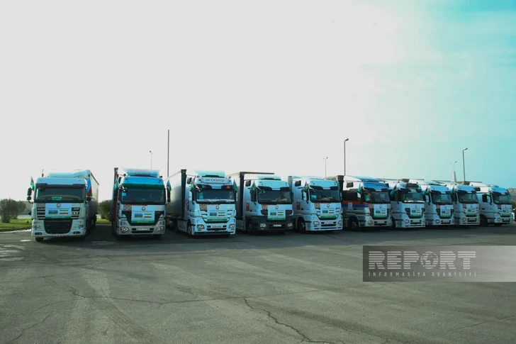 Media.az - Новости Азербайджана - Очередная партия гуманитарной помощи Азербайджана Ирану пересекла госграницу
