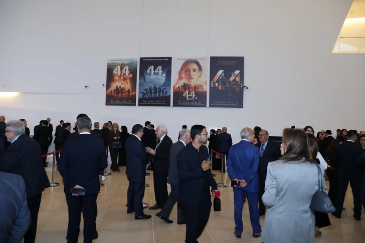 Media.az - Новости Азербайджана - В Центре Гейдара Алиева состоялась презентация художественного фильма «44»