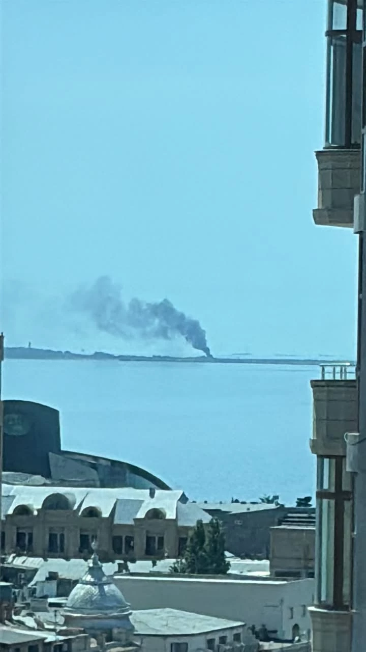 Media.az - Новости Азербайджана - В бакинском поселке Гала произошел пожар на открытой территории