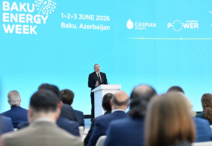 Media.az - Новости Азербайджана - Президент Ильхам Алиев выступил на церемонии открытия 31-го Бакинского энергетического форума
