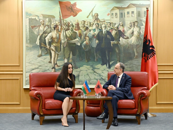 Media.az - Новости Азербайджана - Лейла Алиева встретилась в Тиране с Президентом Албании Байрамом Бегаем