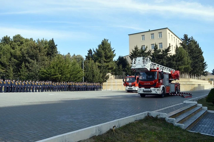 Media.az - Новости Азербайджана - В Военном лицее имени Джамшида Нахчыванского прошли учения по действиям в чрезвычайных ситуациях