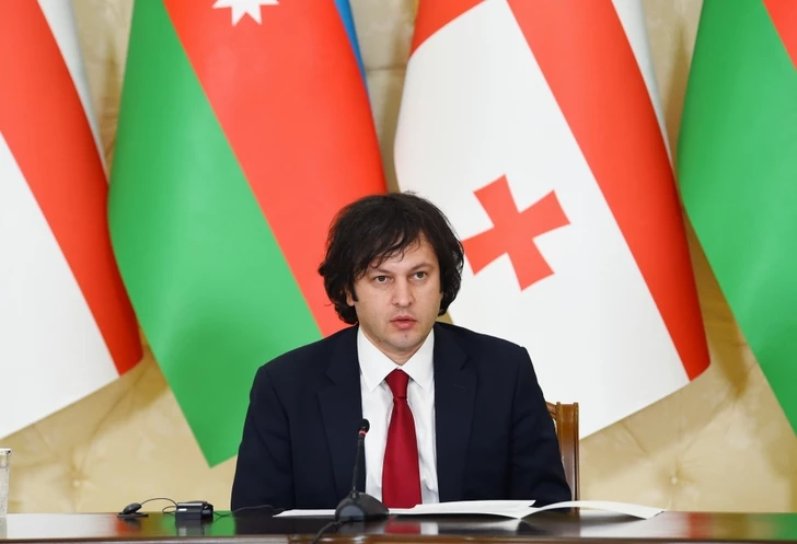 Ираклий Кобахидзе: Участок железной дороги Баку - Тбилиси - Карс вводится в полную эксплуатацию