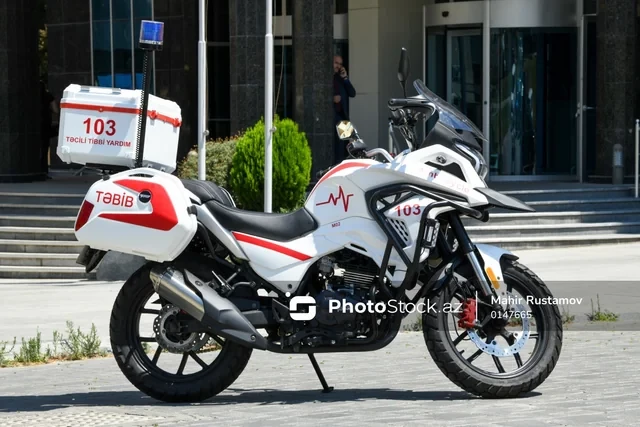 Ambucycle: в Азербайджане впервые запустят мотоциклы скорой помощи