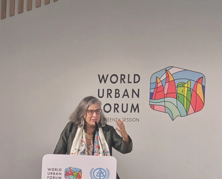 Анаклаудия Россбах приветствовала участников исторического Форума NGO на WUF13