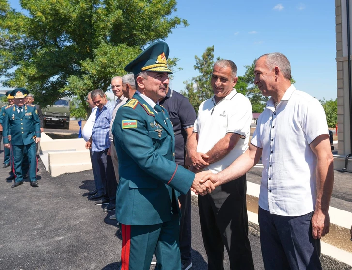 Media.az - Новости Азербайджана - Открылась служба пограничной комендатуры «Самур»