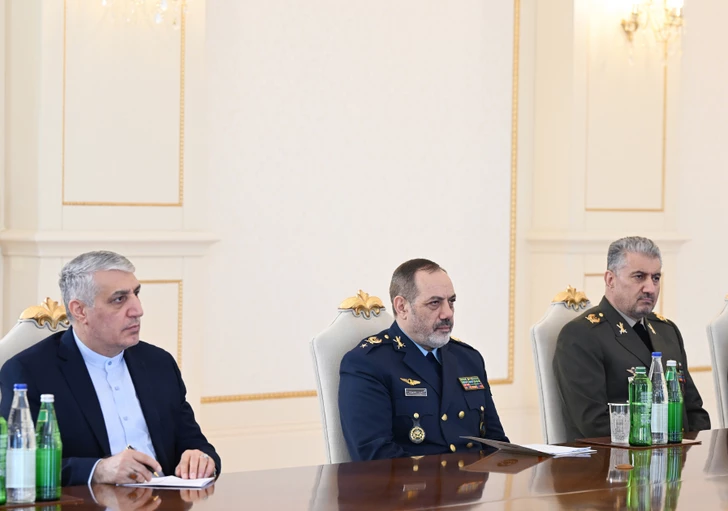 Media.az - Новости Азербайджана - Ильхам Алиев принял делегацию во главе с министром обороны и поддержки вооруженных сил Ирана