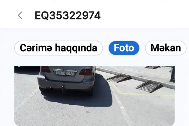 Media.az - Новости Азербайджана - Штраф за парковку, которой не было? - водитель требует справедливости