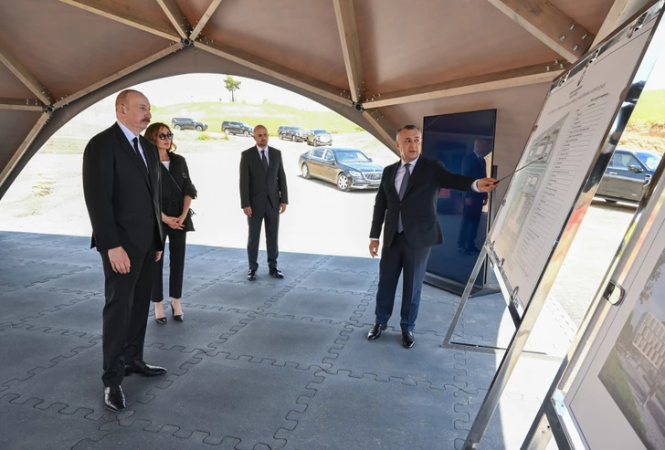 Media.az - Новости Азербайджана - Президент и первая леди совершили поездку в Джебраильский район