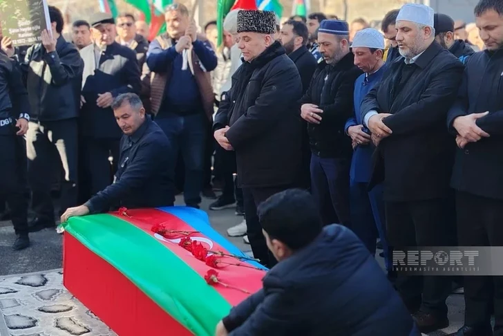 Media.az - Новости Азербайджана - Останки участника Первой Карабахской войны Шахина Керимова перезахоронены в Мингячевире
