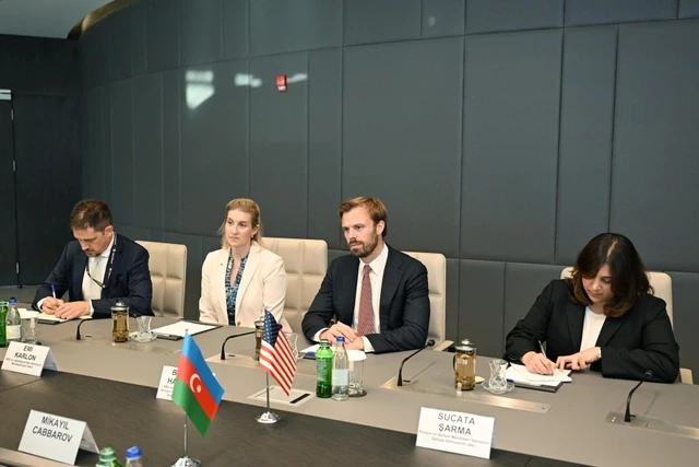 Media.az - Новости Азербайджана - Микаил Джаббаров встретился с представителем Госдепартамента США