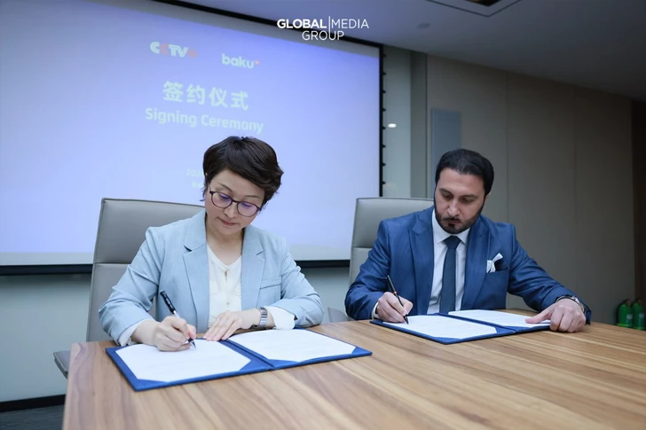 Media.az - Новости Азербайджана - Global Media Group и CCTV+ подписали в Пекине меморандум о сотрудничестве