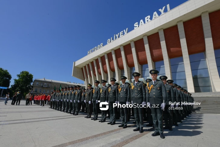 Media.az - Новости Азербайджана - В Баку прошли шествия в сопровождении военных оркестров по случаю Дня Вооруженных сил