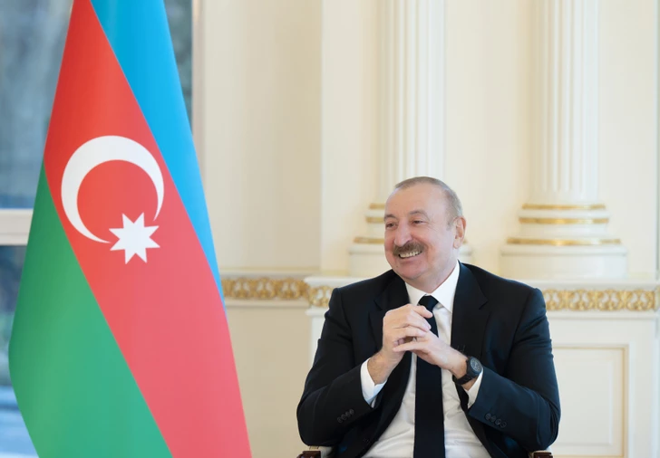 Media.az - Новости Азербайджана - Президент Азербайджана Ильхам Алиев дал интервью местным телеканалам