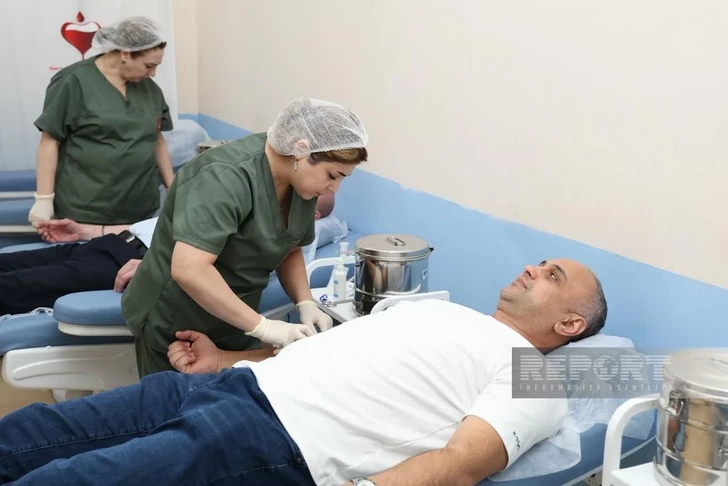 Media.az - Новости Азербайджана - В Азербайджане отметили Всемирный день гемофилии акцией по сдачей крови