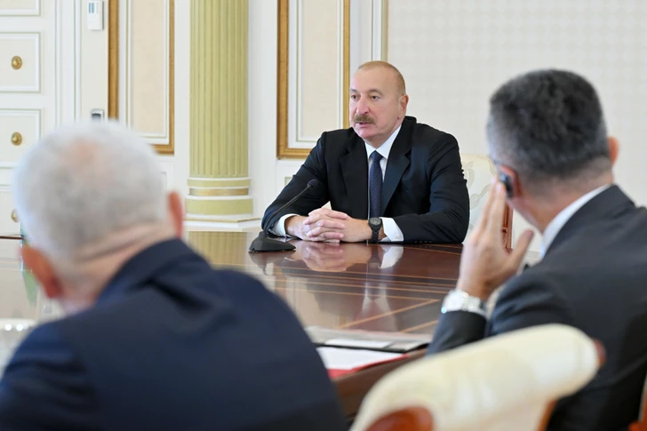 Media.az - Новости Азербайджана - Президент Ильхам Алиев принял руководящих лиц по безопасности стран-членов ОТГ