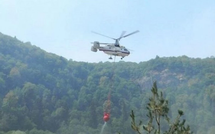 Пожар в Агдере продолжает распространяться на обширную территорию