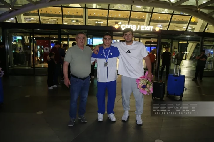 Media.az - Новости Азербайджана - Юношеская сборная Азербайджана по дзюдо вернулась на родину с рекордными 10 медалями ЧЕ