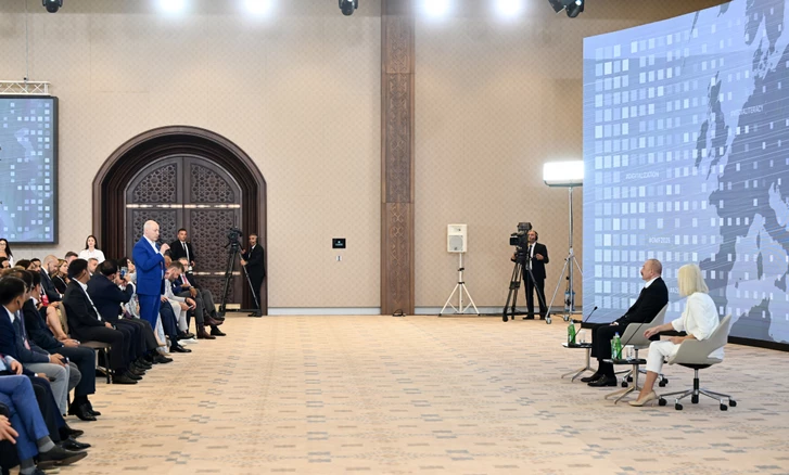 Media.az - Новости Азербайджана - Ильхам Алиев выступил на открытии  III Шушинского глобального медиафорума