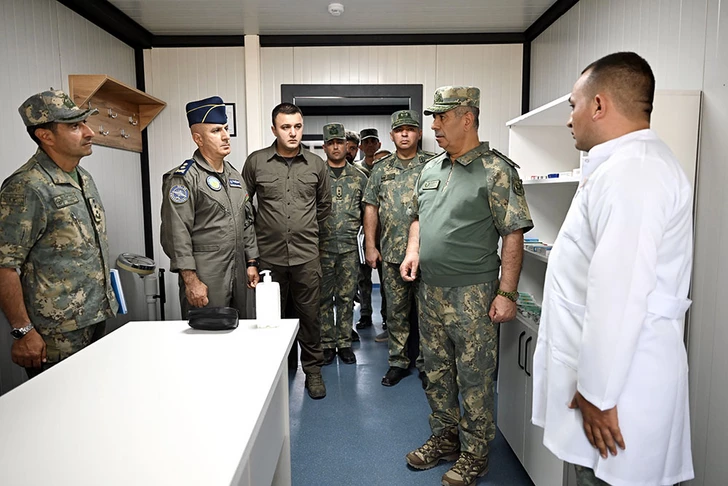 Media.az - Новости Азербайджана - Руководство Минобороны Азербайджана ознакомилось с новыми объектами военной инфраструктуры ПВО