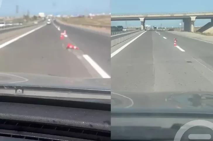 «Как в Формуле-1»: водители пожаловались на опасные дорожные работы на трассе Газах – Алят – Баку