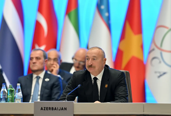 Media.az - Новости Азербайджана - Президент Ильхам Алиев выступил на 7-м Саммите СВМДА