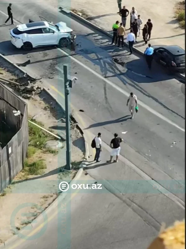 Media.az - Новости Азербайджана - В Сураханском районе произошла авария, есть пострадавшие