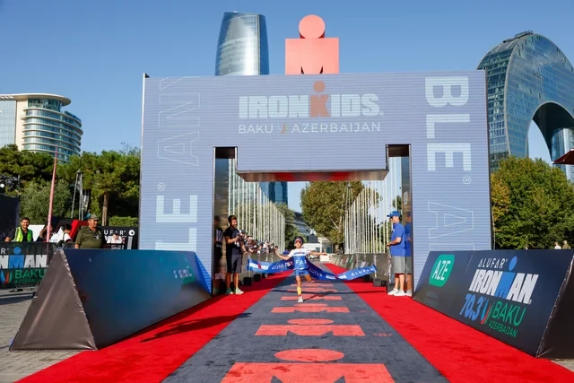Media.az - Новости Азербайджана - В рамках Alufar IRONMAN 70.3 Baku прошли соревнования IRONKIDS и Fun Run