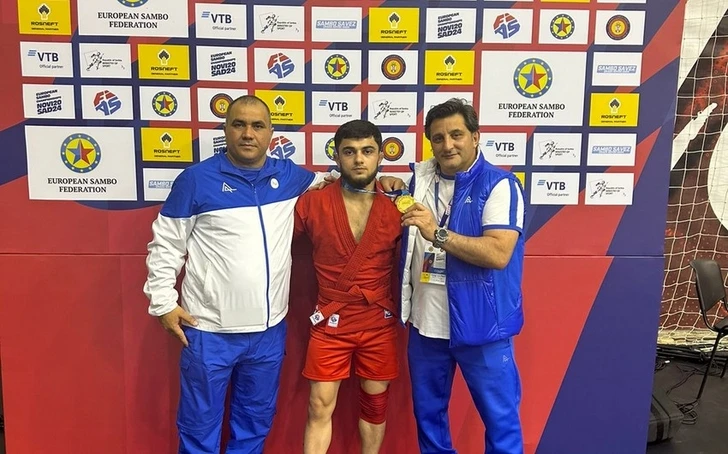 Азербайджанские самбисты завершили чемпионат Европы с тремя медалями