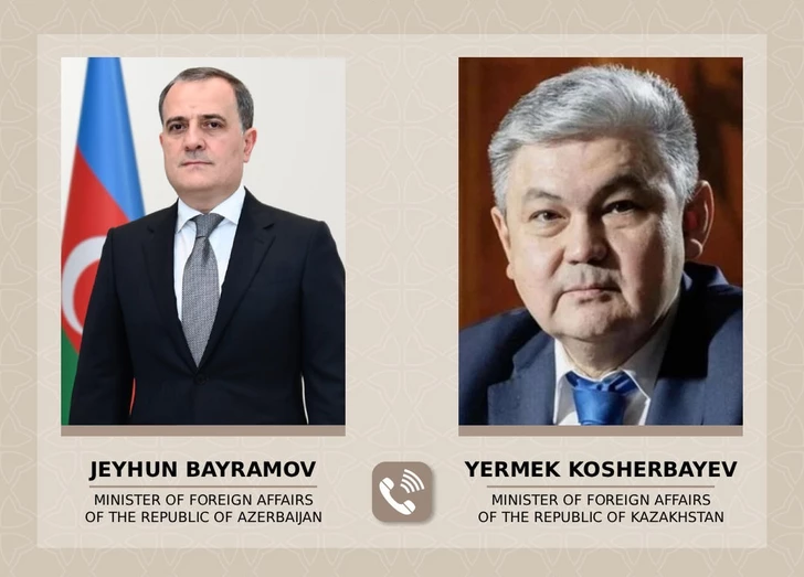 Главы МИД Азербайджана и Казахстана обменялись мнениями по региональным вопросам