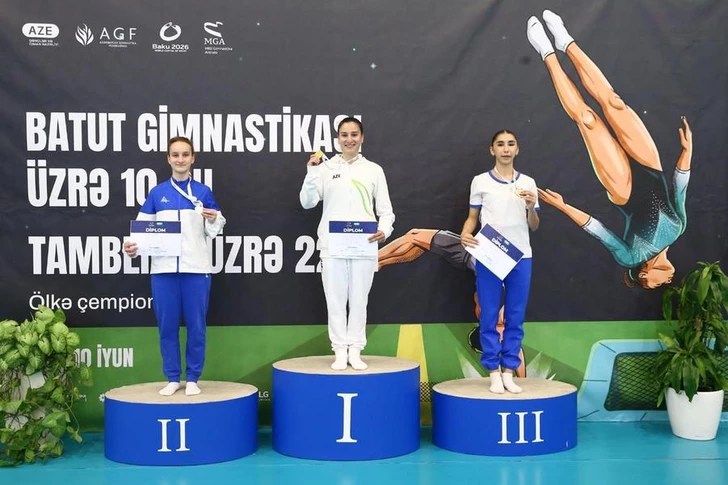 Media.az - Новости Азербайджана - В Баку определились победители чемпионатов Азербайджана по батутной гимнастике и тамблингу