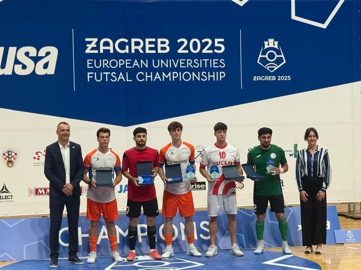 Media.az - Новости Азербайджана - Азербайджанская команда победила на чемпионате европейских университетов по футзалу