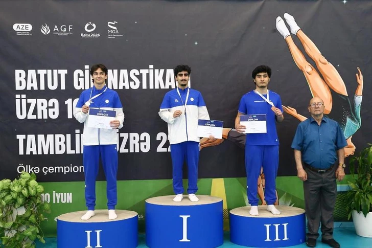 Media.az - Новости Азербайджана - В Баку определились победители чемпионатов Азербайджана по батутной гимнастике и тамблингу