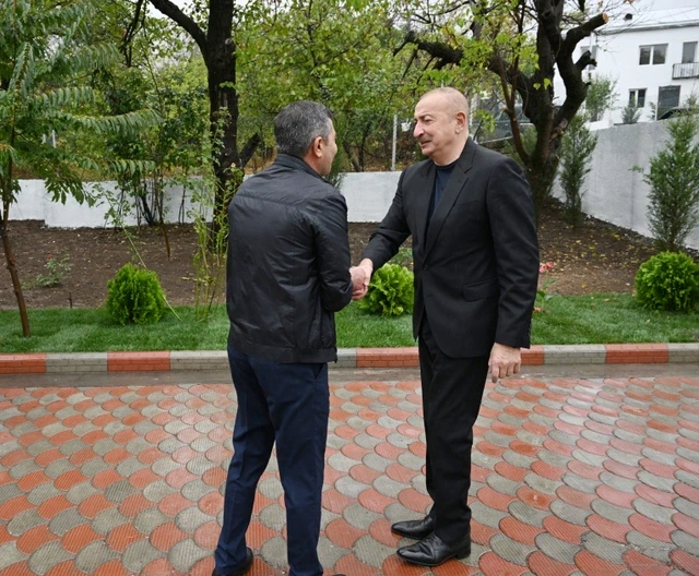 Media.az - Новости Азербайджана - Президент Ильхам Алиев посетил поселок Гадрут Ходжавендского района