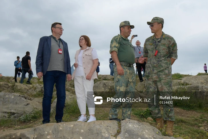 Media.az - Новости Азербайджана - Аккредитованные в Азербайджане дипломаты возвращаются из Агдама в Баку на скоростном поезде