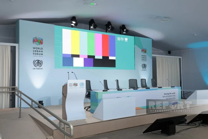 Media.az - Новости Азербайджана - WUF13 в Баку: представителям СМИ показали площадку на 53 гектарах Олимпийского комплекса