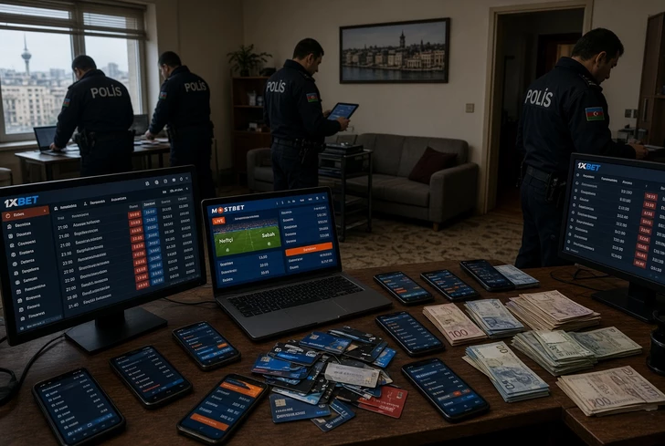 В Азербайджане раскрыта сеть незаконных онлайн-ставок с оборотом 10 млн манатов