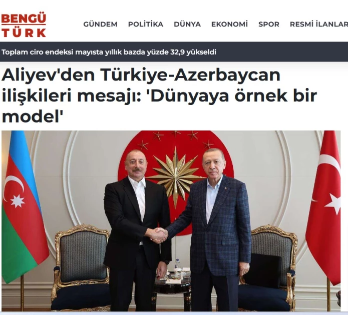 Media.az - Новости Азербайджана - Турецкие СМИ широко осветили выступление Ильхама Алиева на IV Шушинском глобальном медиафоруме