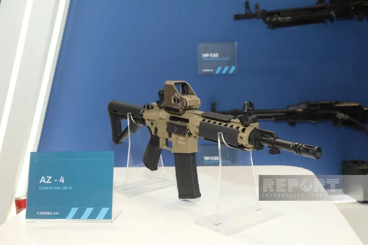 Media.az - Новости Азербайджана - Азербайджан представил новый автомат AZ-4 на выставке ADEX-2026