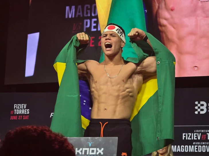 Media.az - Новости Азербайджана - Перед UFC Fight Night в Баку состоялись торжественная церемония взвешивания и битва взглядов