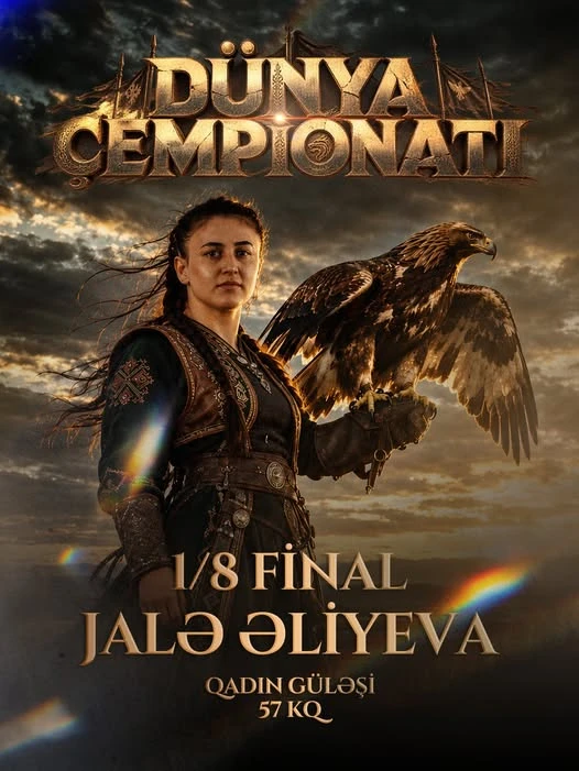 Жаля Алиева одержала победу тушем над венгерской спортсменкой и вышла в 1/8 финала ЧМ в Казахстане