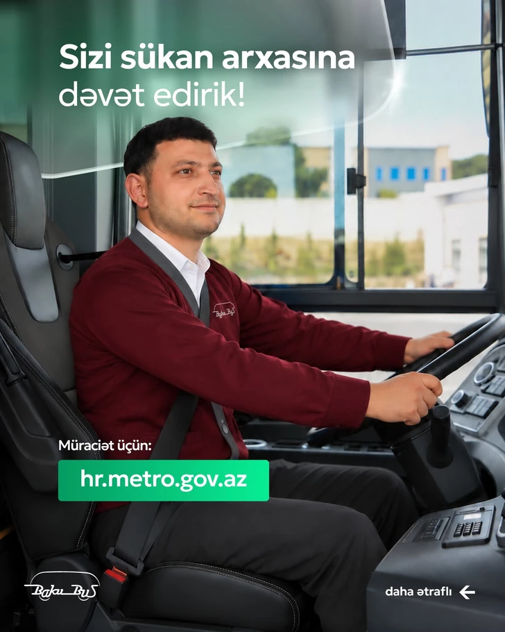 Media.az - Новости Азербайджана - BakuBus набирает водителей автобусов: условия, зарплата и требования к кандидатам