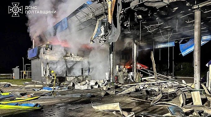 Media.az - Новости Азербайджана - На юге Украины в результате взрыва были повреждены две АЗС