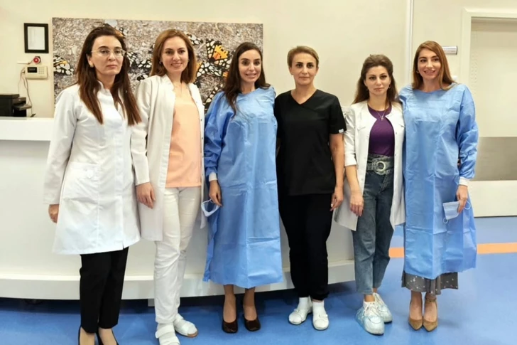 Лейла Алиева и Арзу Алиева посетили Центр талассемии