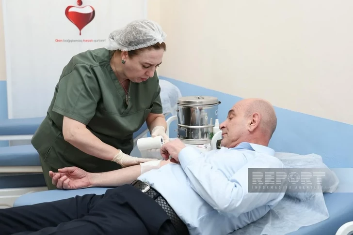 Media.az - Новости Азербайджана - В Азербайджане отметили Всемирный день гемофилии акцией по сдачей крови